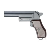 A CZ Uhersky Brod Mod. she 1944/67 flare gun, with holster