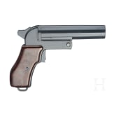 A CZ Uhersky Brod Mod. she 1944/67 flare gun, with holster