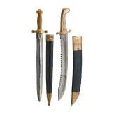 Two fascine knifes, 19th/20th century