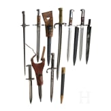 Twelve bayonets, 19th/20th century - GB, FR, GER etc.