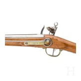 A flintlock cavalry carbine with hinged ramrod, circa 1800