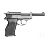 Walther Mod. P38 "Nullserie", zweite Variante, mit Koffertasche