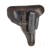 Walther Mod. P38 "Nullserie", zweite Variante, mit Koffertasche