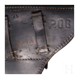 Two Luger holsters, WW II