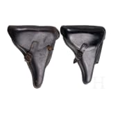 Two Luger holsters, WW II