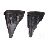 Two Luger holsters, WW II