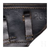 Two Luger holsters, WW II