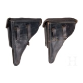 Two Luger holsters, WW II