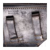 Two Luger holsters, WW II
