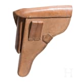 A Bulgarian military holster for a Luger