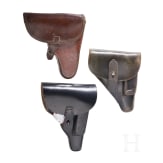 Drei Pistolentaschen