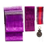 A French St Helena Medal and international medal ribbons