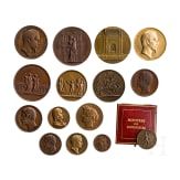 A collection of bronze medals, 19th/20th centuries