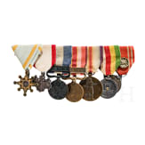 A seven-part medal clasp belonging to a Japanese soldier, 20th century