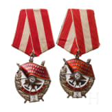 Group of two Orders of the Red Banner for double and triple awards, Soviet Union, from 1943