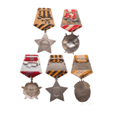 Five Soviet orders, Soviet Union, from 1943 onwards