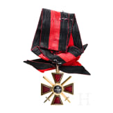 An Order of St. Vladimir &ndash; 4th Class Cross with Swords, Russia, circa 1870