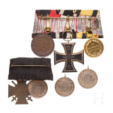 Two order clasps and two medals of merit