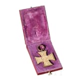 A cased Baden Commemorative Cross for Voluntary Service in 1870&ndash;71