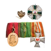 A three-piece Baden medal bar