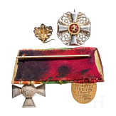 A three-piece Baden medal bar