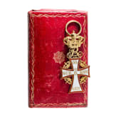 The estate of a General Music Director - A cased Knight's Cross of the Danish Order of the Dannebrog