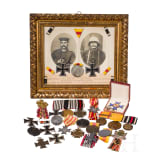 A small group of orders and decorations