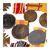 A small group of orders and decorations