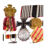 A small group of orders and decorations