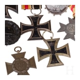 A small group of orders and decorations