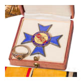 A small group of orders and decorations