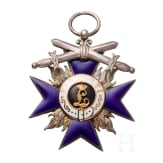 A cased Bavarian Military Order of Merit 4th class with swords