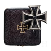 A cased Iron Cross 1914 1st class made by Dillenius in Pforzheim