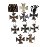 Nine Iron Crosses from 1914