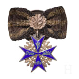 General Gerhard Tappen - A Miniature of the Order of Pour le M&eacute;rite with Oak Leaves