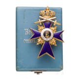 General Gerhard Tappen - A cased Officer's Cross with Flames and Swords of the Bavarian Military Order of Merit