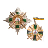 General Gerhard Tappen - Bruststern und Kommandeurskreuz 1.Klasse mit Schwertern des badischen Orden vom Z&auml;hringer L&ouml;wen im Etui