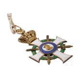 General Gerhard Tappen - A cased Commander's Cross with Swords of the Saxon Order of Albrecht