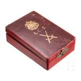 General Gerhard Tappen - A cased Commander's Cross with Swords of the Saxon Order of Albrecht