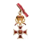 General Gerhard Tappen - A cased Commander's Cross with Knight's Cross of the Austrian Order of Leopold