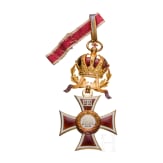 General Gerhard Tappen - A cased Commander's Cross with Knight's Cross of the Austrian Order of Leopold