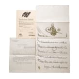 General Gerhard Tappen &ndash; A certificate for the Turkish Liakat Medal in Gold