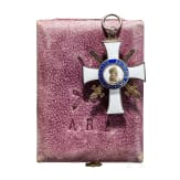 Order of Albrecht - a cased Knight's Cross 2nd Class with Swords