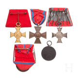 Collection of W&uuml;rttemberg Service Awards