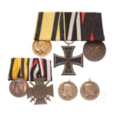 Two order clasps and two medals of merit