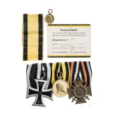 Paul Sch&ouml;ffel&mdash;A three-part medal bar