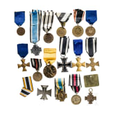 Sammlung 16 deutsche Auszeichnungen, circa 1860 - 1918