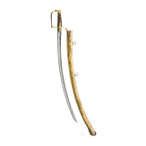 A magnificent sabre belonging to a high-ranking officer in the Danish light cavalry, circa 1810