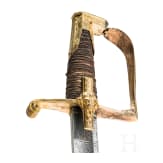 A magnificent sabre belonging to a high-ranking officer in the Danish light cavalry, circa 1810