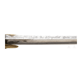 A sabre for members of the light cavalry, dated 1813